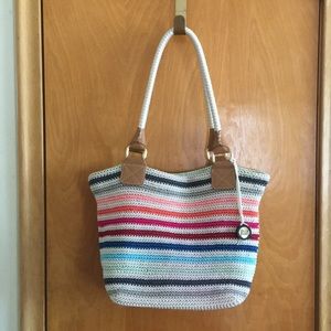 The Sak striped shoulder bag